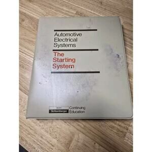 Heath Schlumberger Automotive Electrical Systems - The Starting System Book